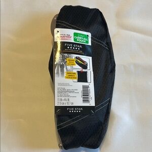 Five Star 2-IN-1 Carry-All Pouch Black